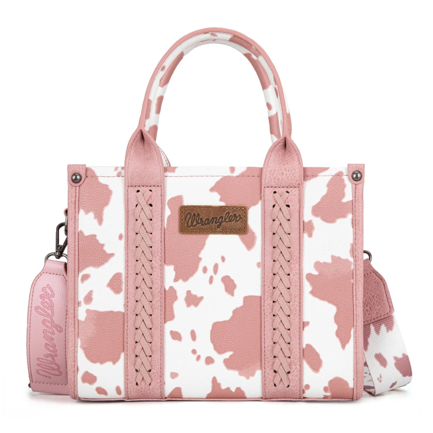 Wrangler Cow Print Concealed Carry Tote/Crossbody