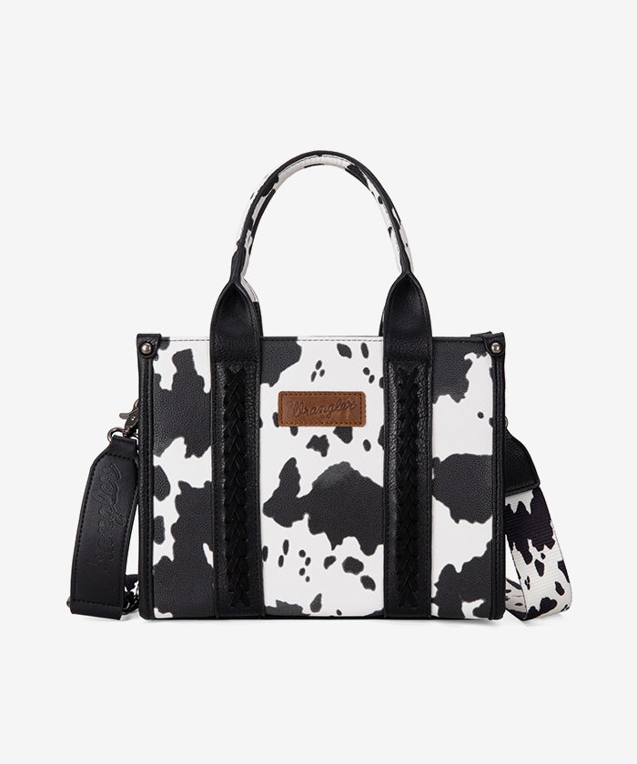 Wrangler Cow Print Concealed Tote Bag