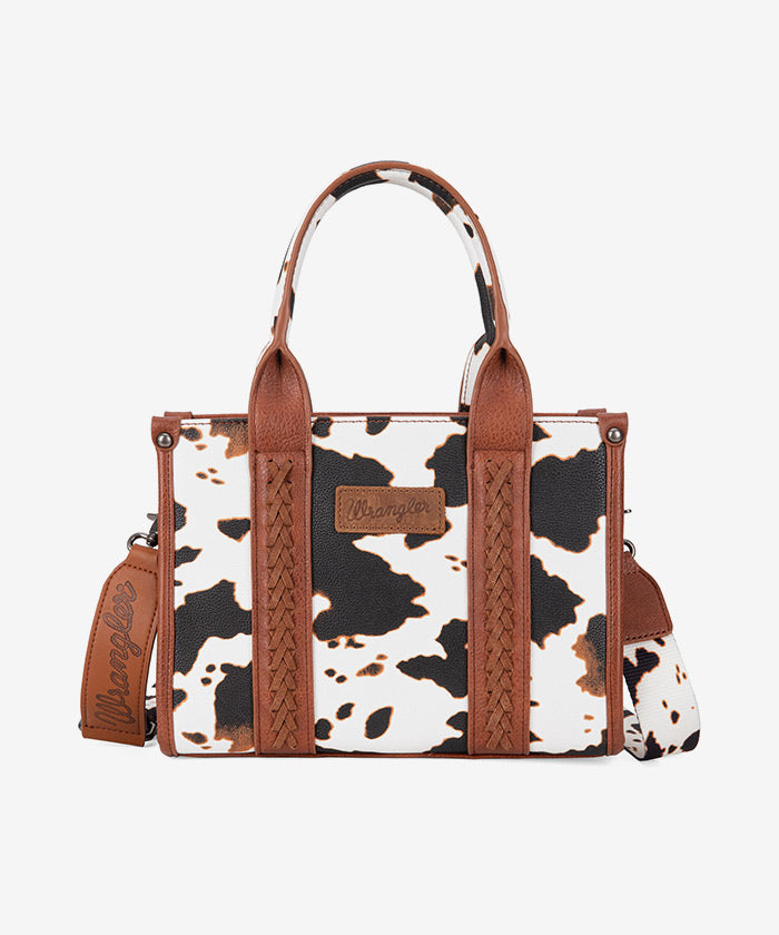 Wrangler Cow Print Concealed Tote Bag