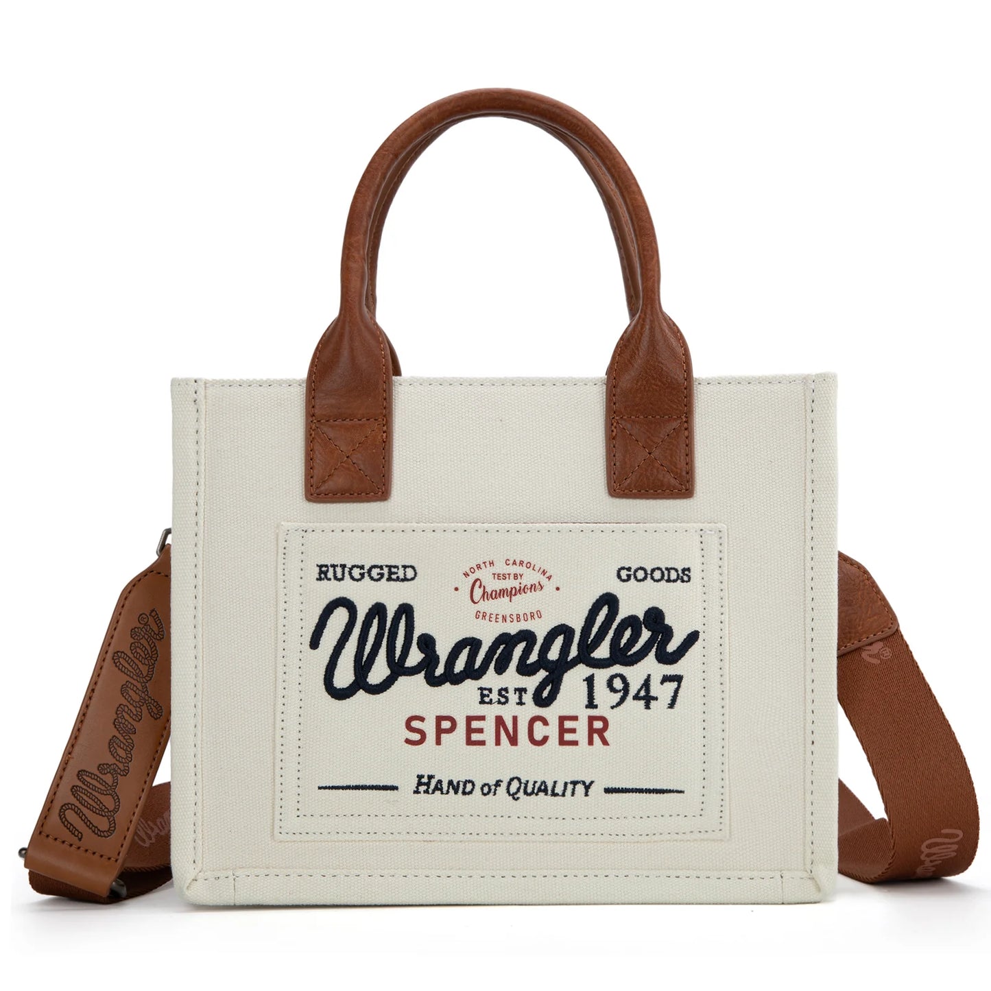 Vintage Wrangler Canvas Tote//Crossbody