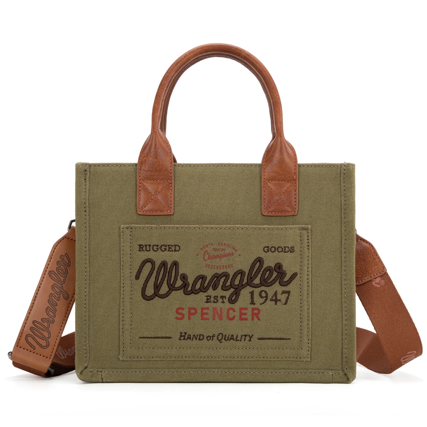 Vintage Wrangler Canvas Tote//Crossbody