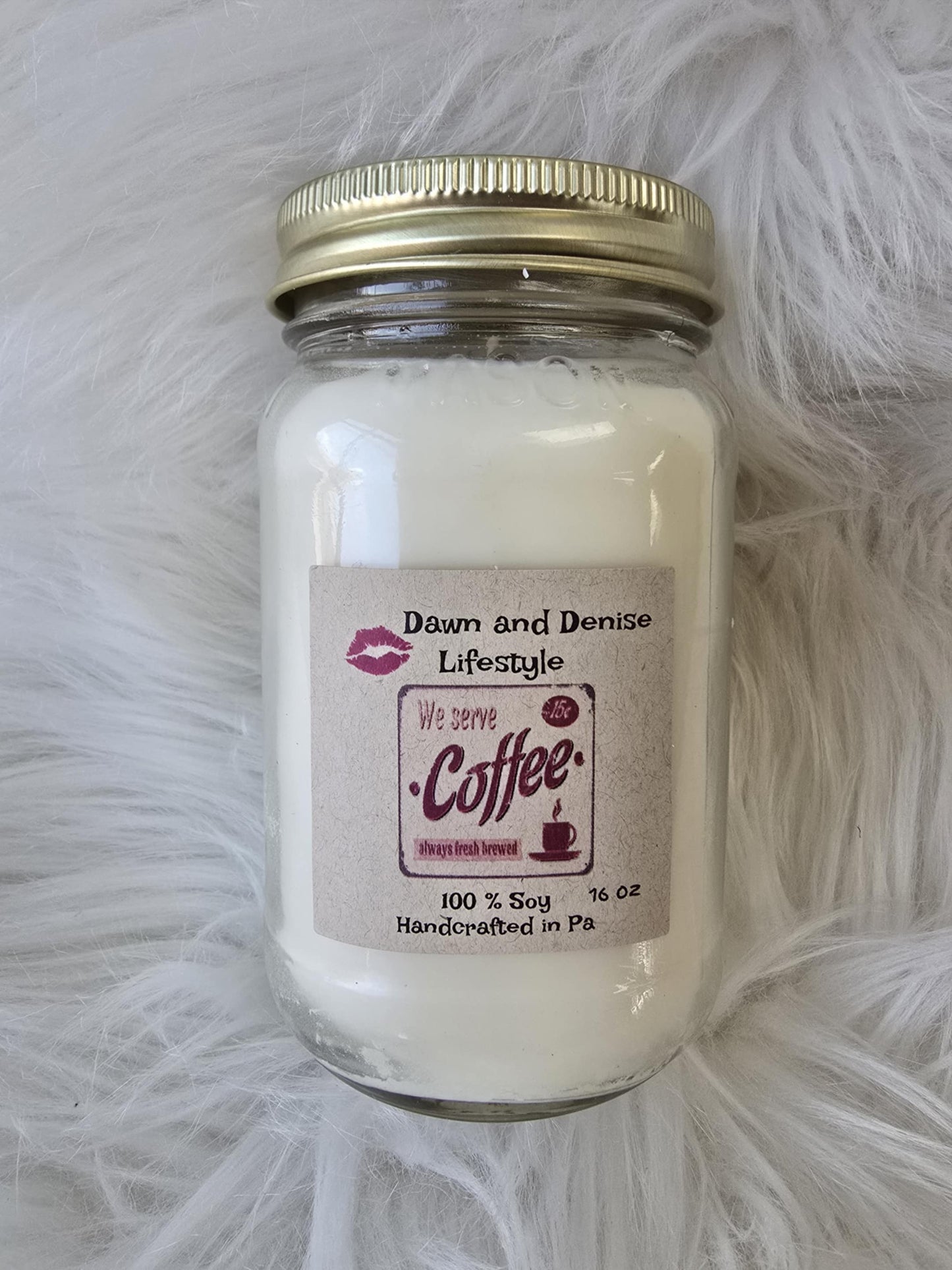 Handmade Candle 16oz-Coffee