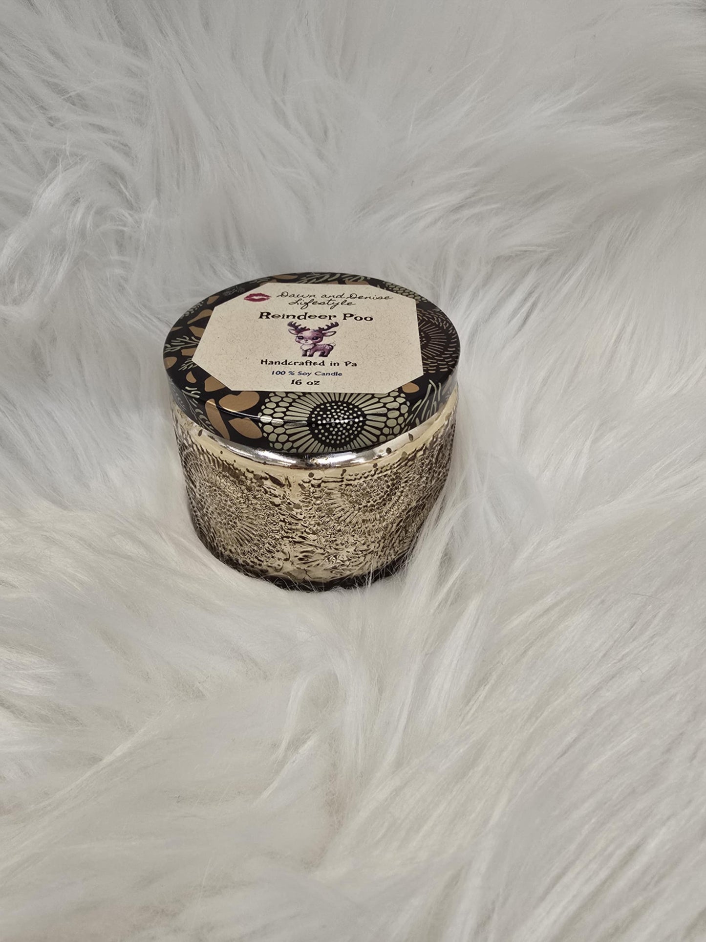 Handmade Candle 4oz-Reindeer Poo