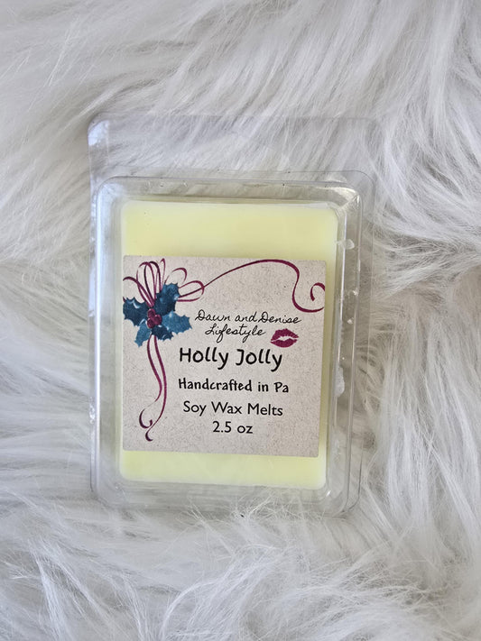 Handmade Wax Melt-Holly Jolly