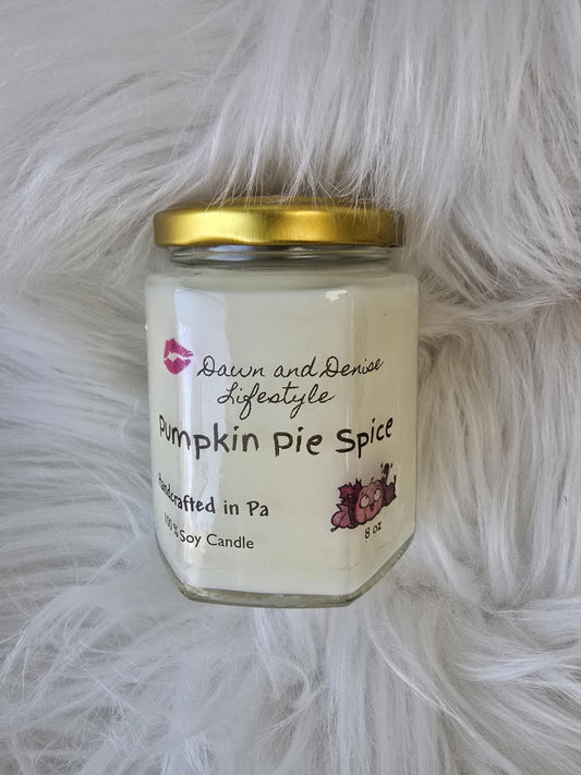 Handmade Candle 6oz-Pumpkin Pie Spice