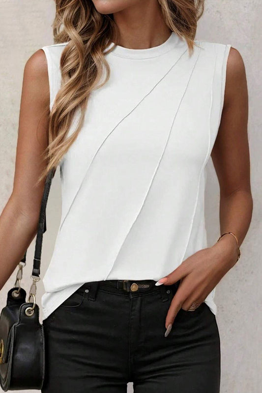 Dressy White Tank